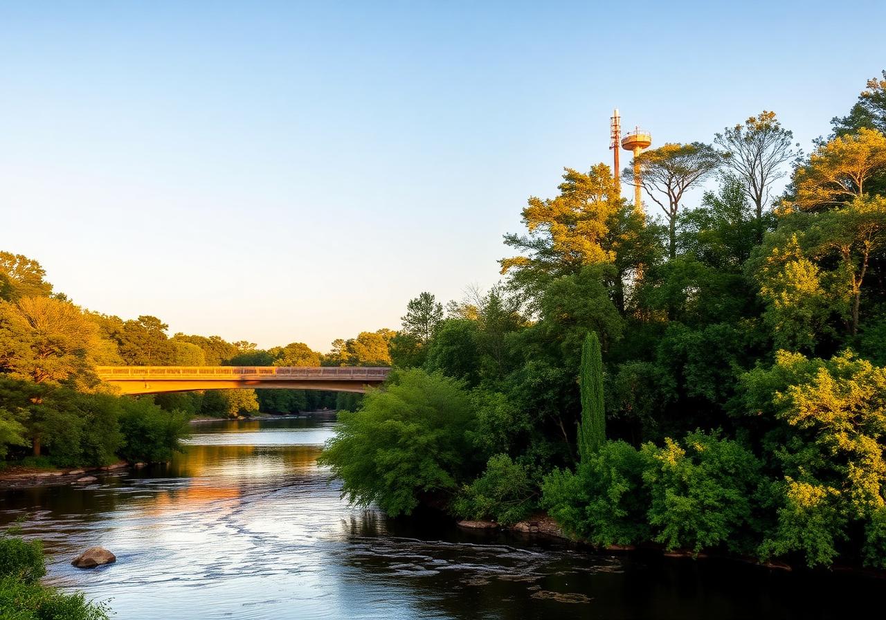 Falls Park on the Reedy in Greenville, SC